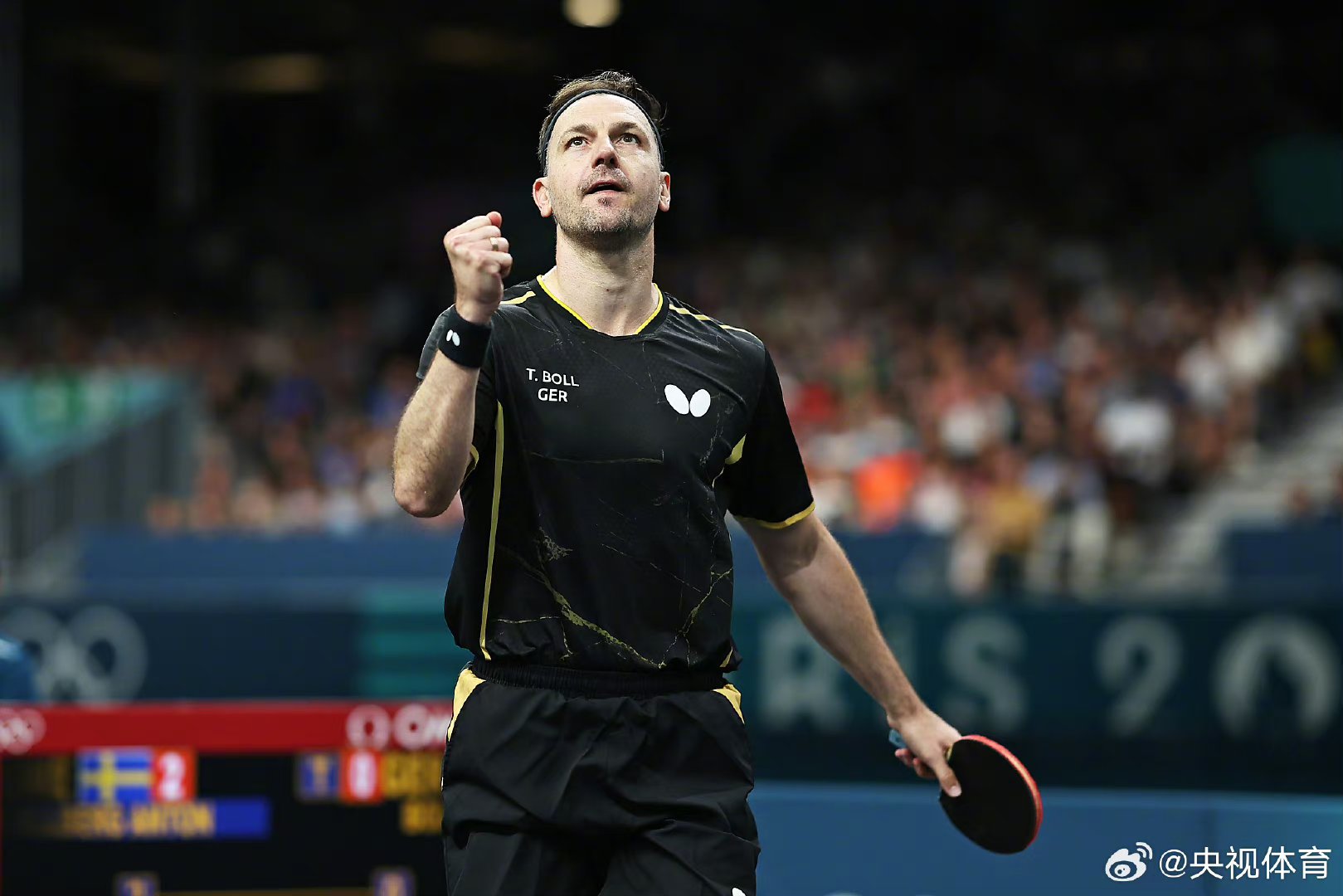 包含奥地利乒乓球队爆冷韩国乒乓球队，波尔高光表现的词条